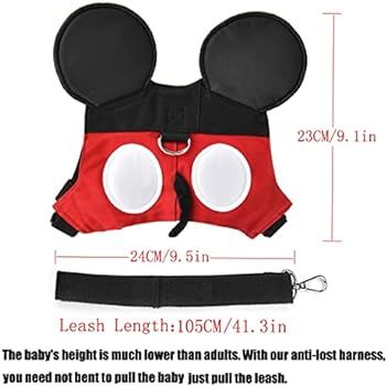 Toddler Leash & Harness, Yimidear Child Anti Lost Leash Baby Cute Safety Harness Belt Strap Hold ... | Amazon (US)