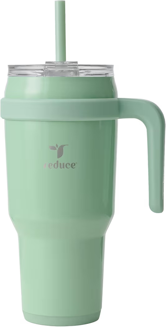 REDUCE 40 oz Stainless Steel Tumbler with Handle - Dual-Wall Vacuum Insulated Travel Mug, Sweat-P... | Amazon (US)