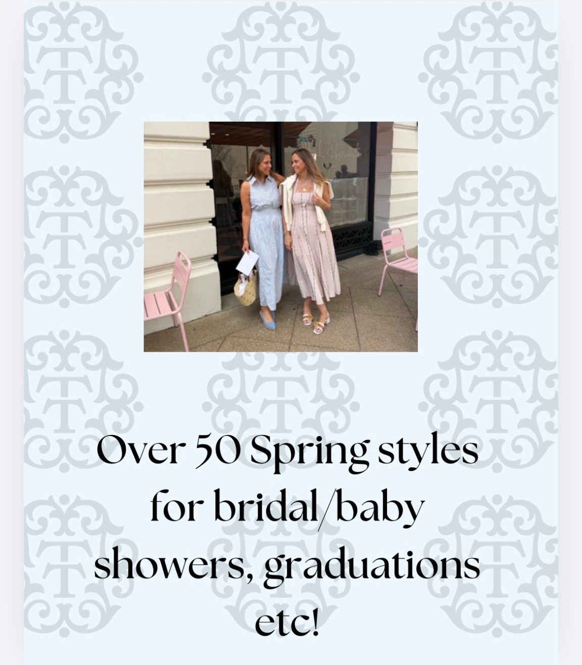 Our curated list for all your spring summer event needs! m
Bridal showers
Baby showers
Graduations
Weddings

#LTKootd #LTKWedding #LTKOver40