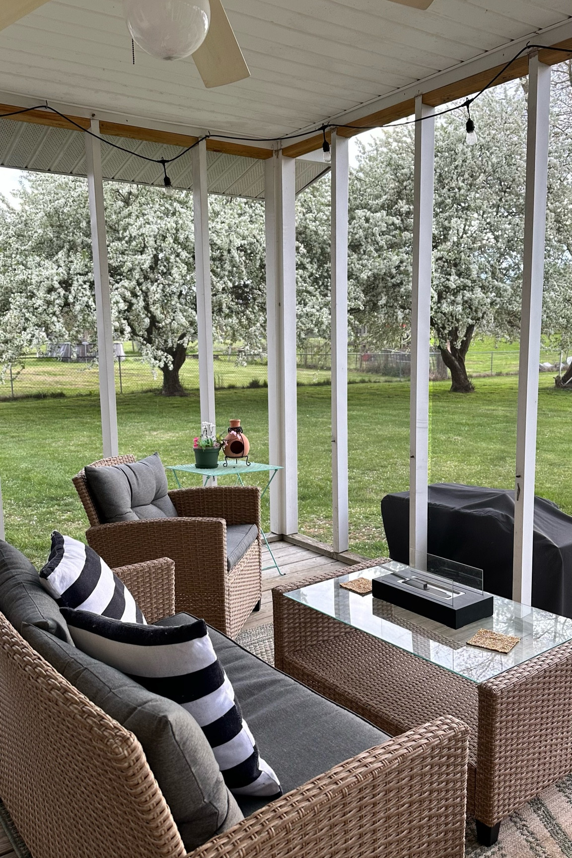 the most peaceful backyard setup 🕊️ 

#LTKSeasonal #LTKhome #LTKfindsunder100