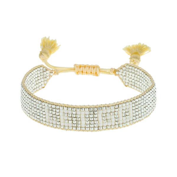 Metallic Let Go Beaded Bracelet | HART