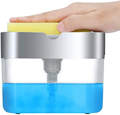 LIFEEZY Original Soap Dispenser for Kitchen & Sponge Holder 2-in-1 - Premium Quality Dish Soap Di... | Amazon (US)