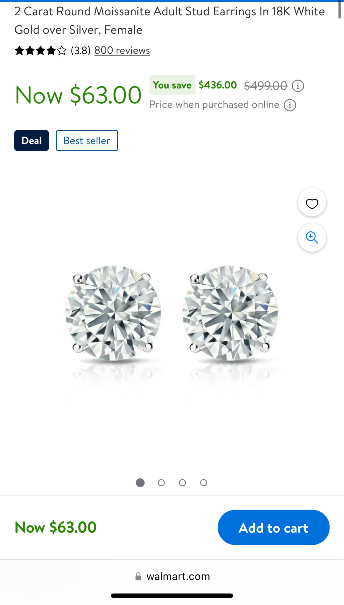 I can’t believe these $500 earrings are on sale for $63!!! I definitely snagged me a pair, and you should too. I’m here for all the good Walmart finds 
#walmart #deals #earrings

#LTKsalealert #LTKHoliday #LTKfindsunder100