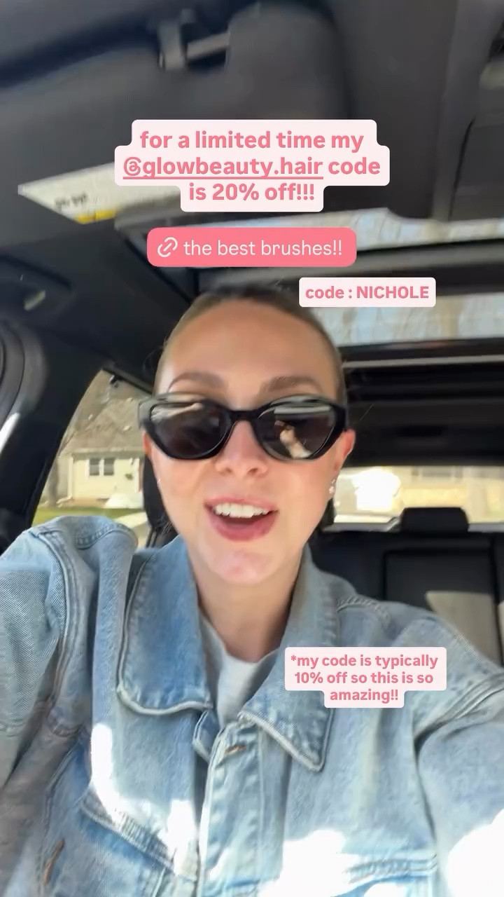 for a limited time my @glowbeauty.hair code is 20% off!!! *my code is typically 10% off so this is so amazing!! code : NICHOLE