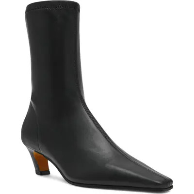 Steve Madden Kimmens Faux Leather Bootie in Brown at Nordstrom, Size 7.5 | Nordstrom