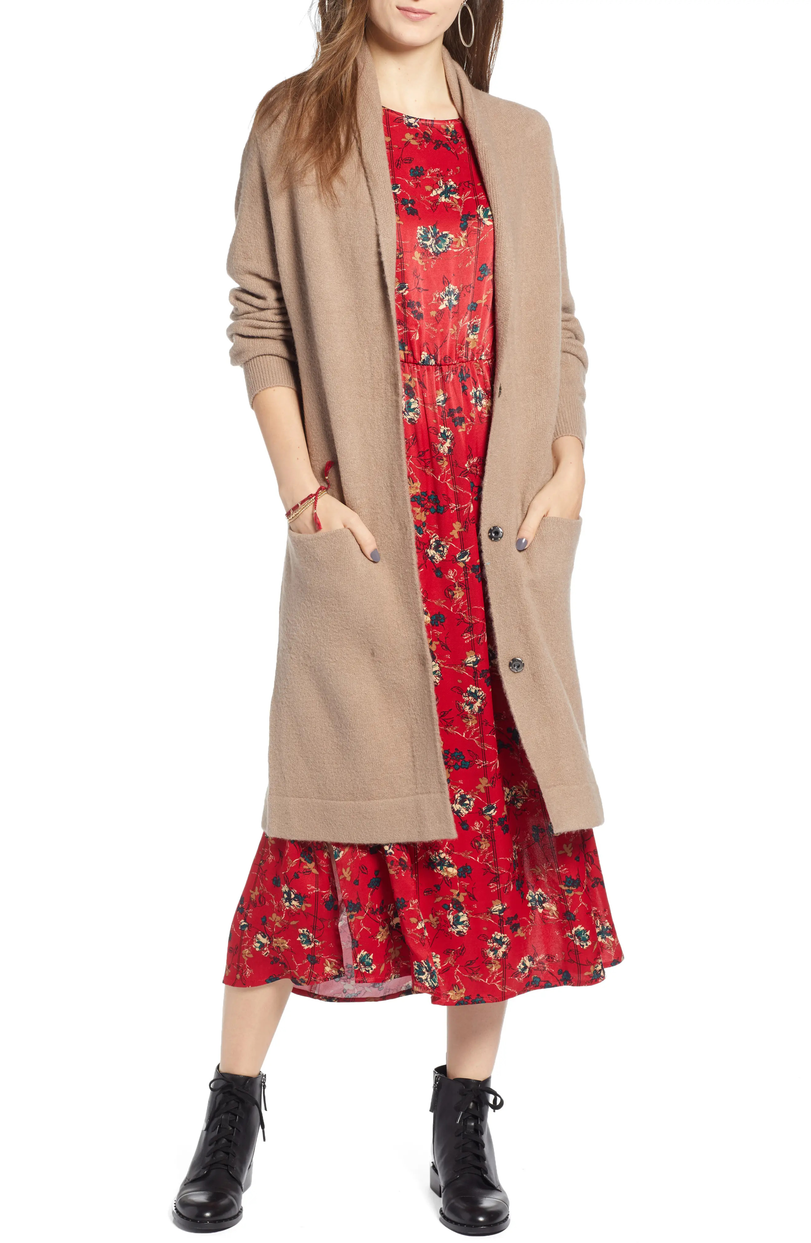 Treasure & Bond Belted Long Cardigan | Nordstrom