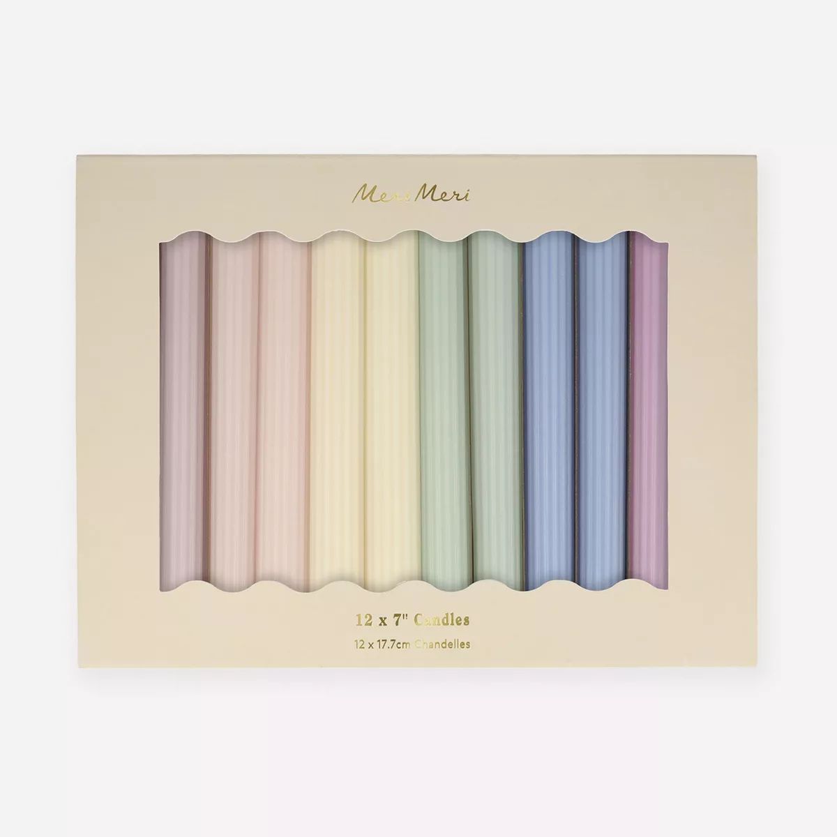 Meri Meri Pastel Table Candles (Pack of 12) | Target