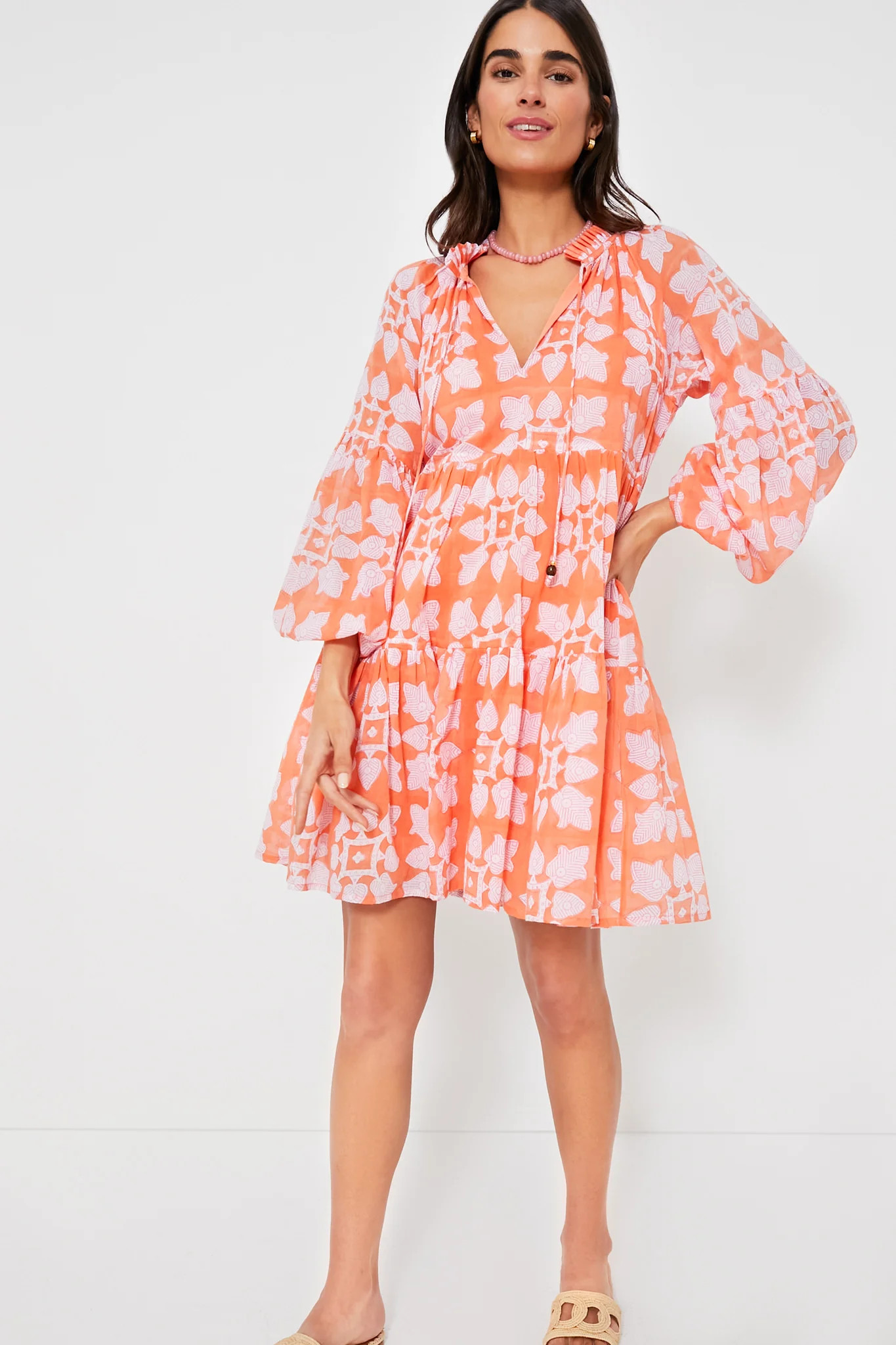 Exclusive Tigerlily Balloon Sleeve Short Dress | Tuckernuck (US)
