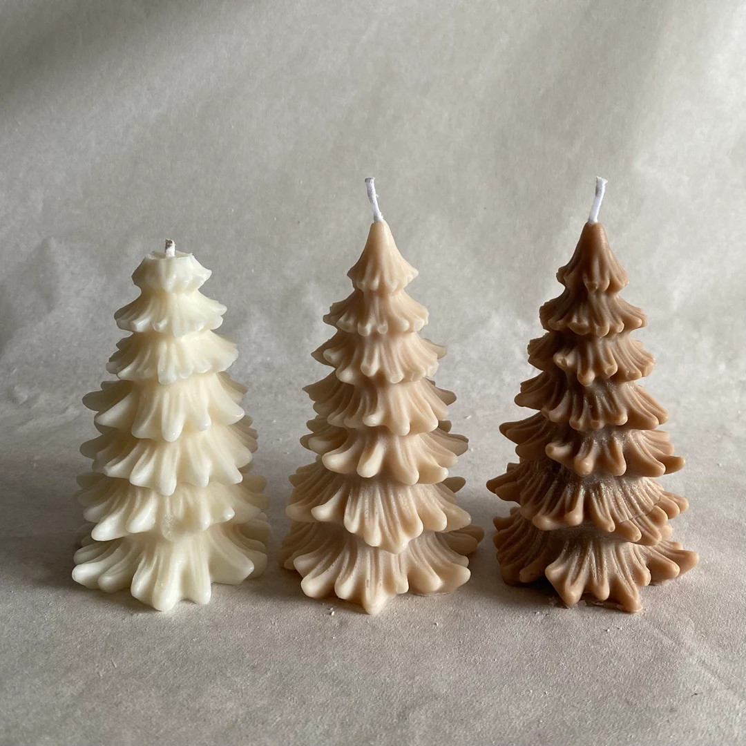 Christmas Tree Candle Narrow I Christmastree Candle I Christmas Candle I Christmascandle I Decora... | Etsy (US)