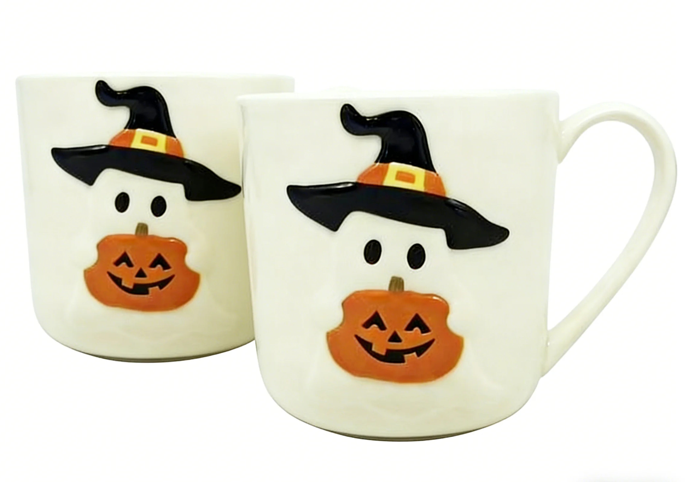 Way to Celebrate Ceramic White Ghost Mug, 2 Pack | Walmart (US)