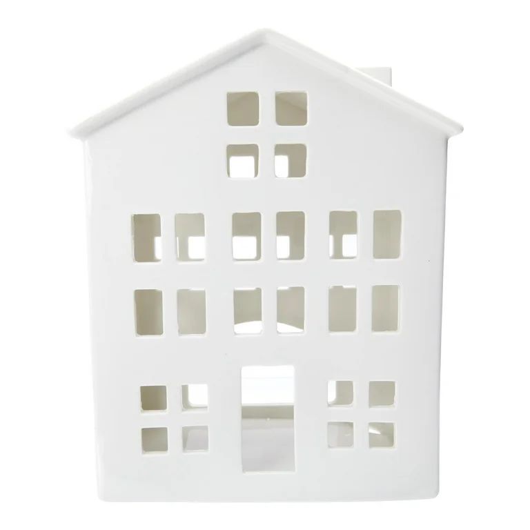 My Texas House, Large White Ceramic Farm House, 10 inch - Walmart.com | Walmart (US)