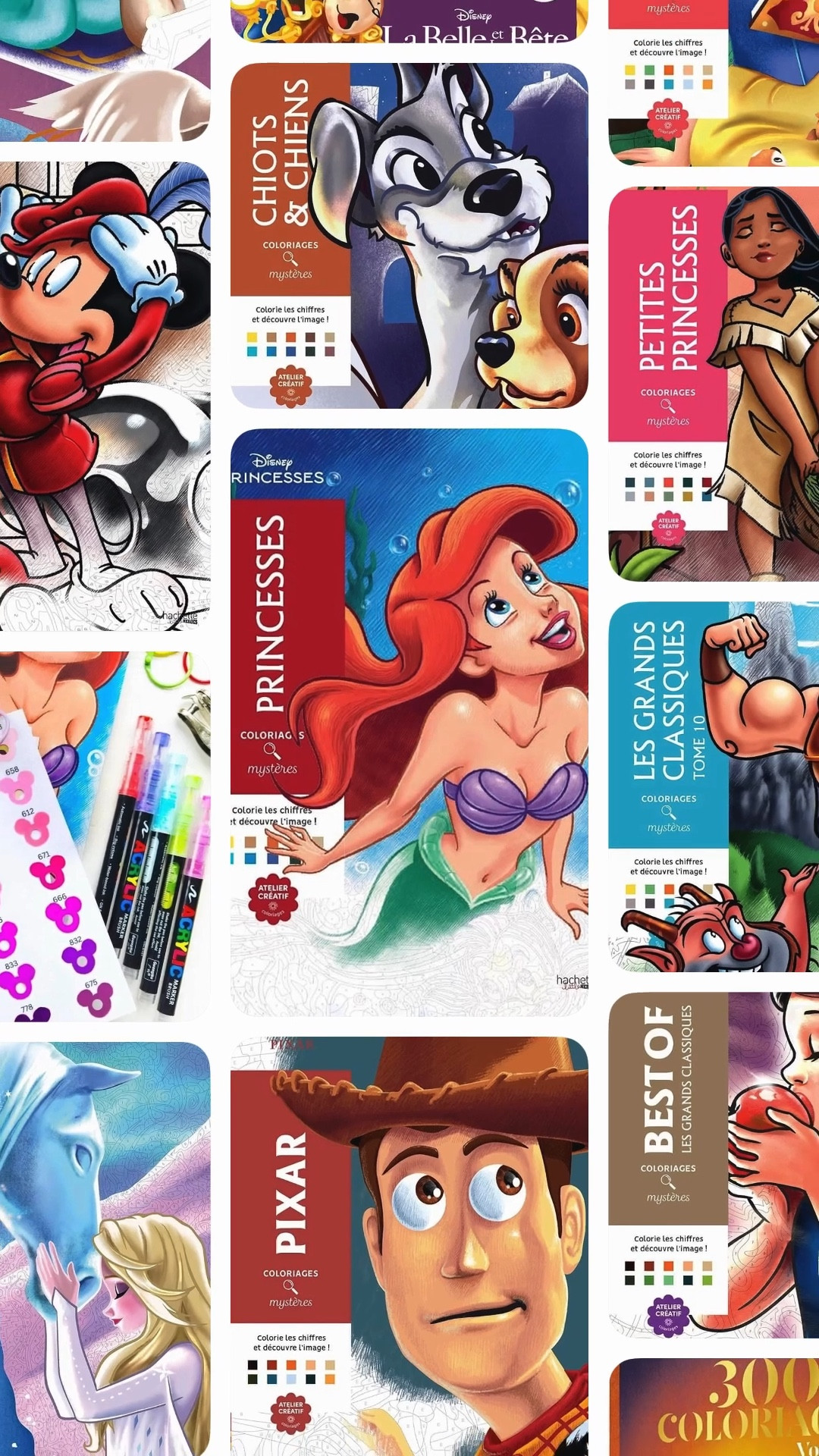 Disney Paint By Number Coloring Books! 