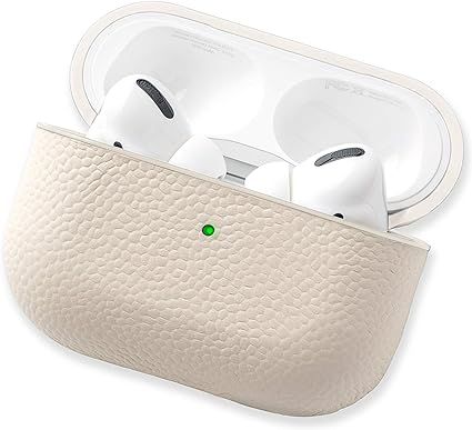 Premium Leather AirPods Pro Case Cover by Courant, Compatible with Apple AirPods Pro, Visible Fro... | Amazon (US)