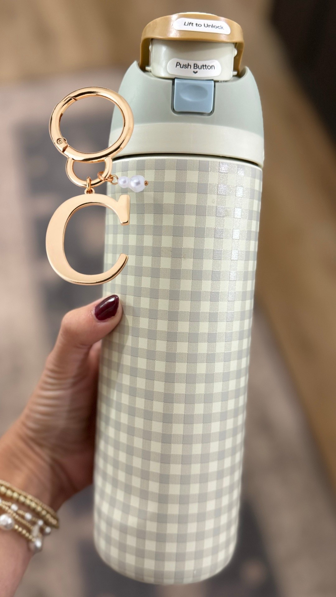 The cutest water bottle!✨ Ordered the keychain to go on it!

#LTKHome #LTKActive #LTKmomlife