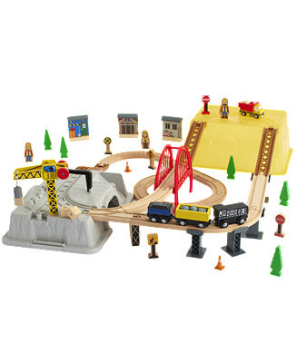 Imaginarium Stow Away Train Set - 64 pieces, Created for you by Toys R Us - Macy's | Macy's