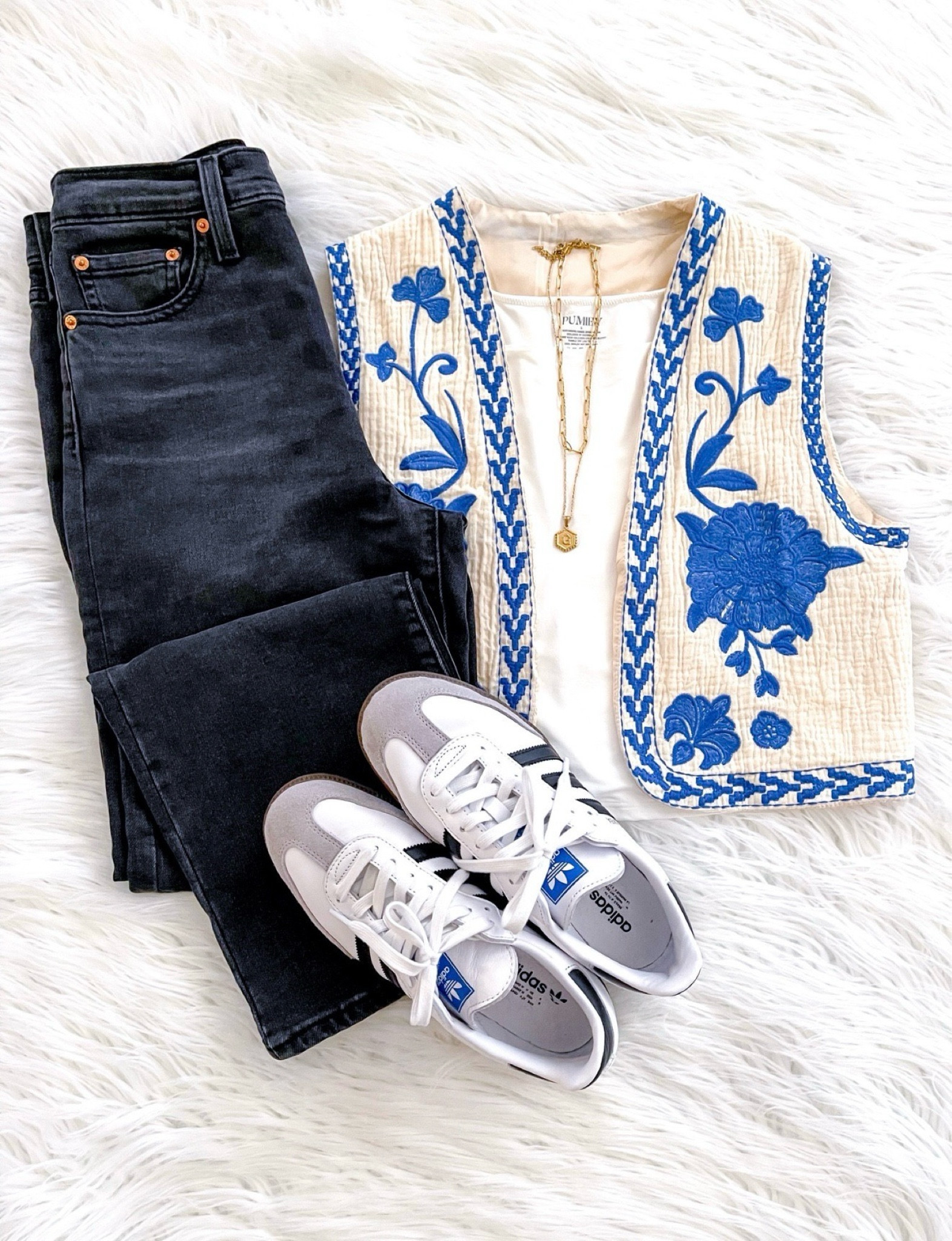 This cute casual outfit is perfect for the summer. I love the embroidered vest.

#LTKTravel #LTKSeasonal #LTKActive