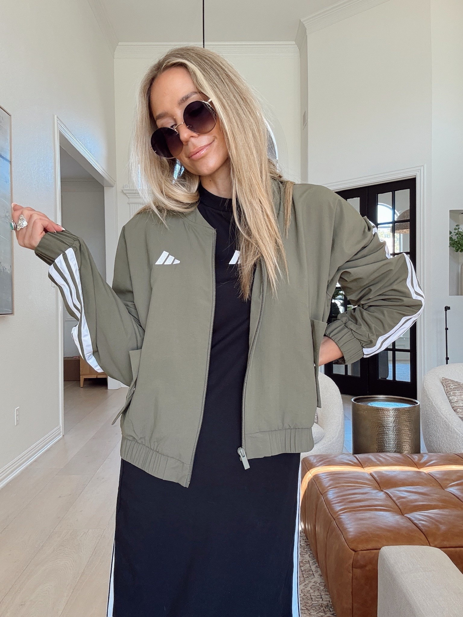 Adidas dress & jacket combo. Perfect athliesure wear, wearing size s / my tts 

#LTKActive #LTKShoeCrush #LTKStyleTip