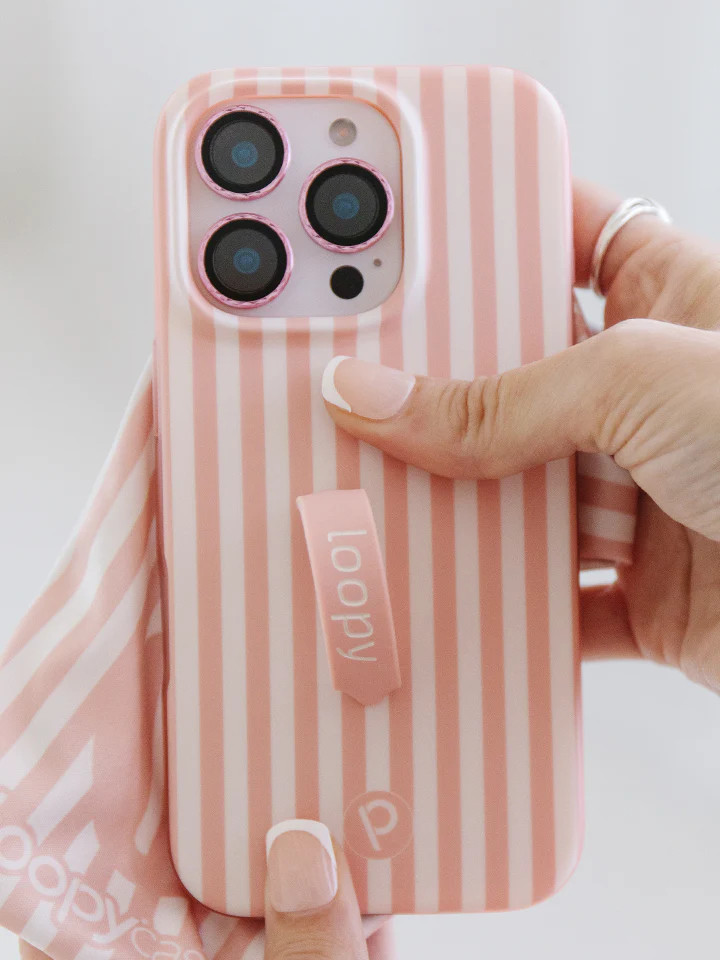 Loopy Cases - Terracotta Stripes | Loopy Cases