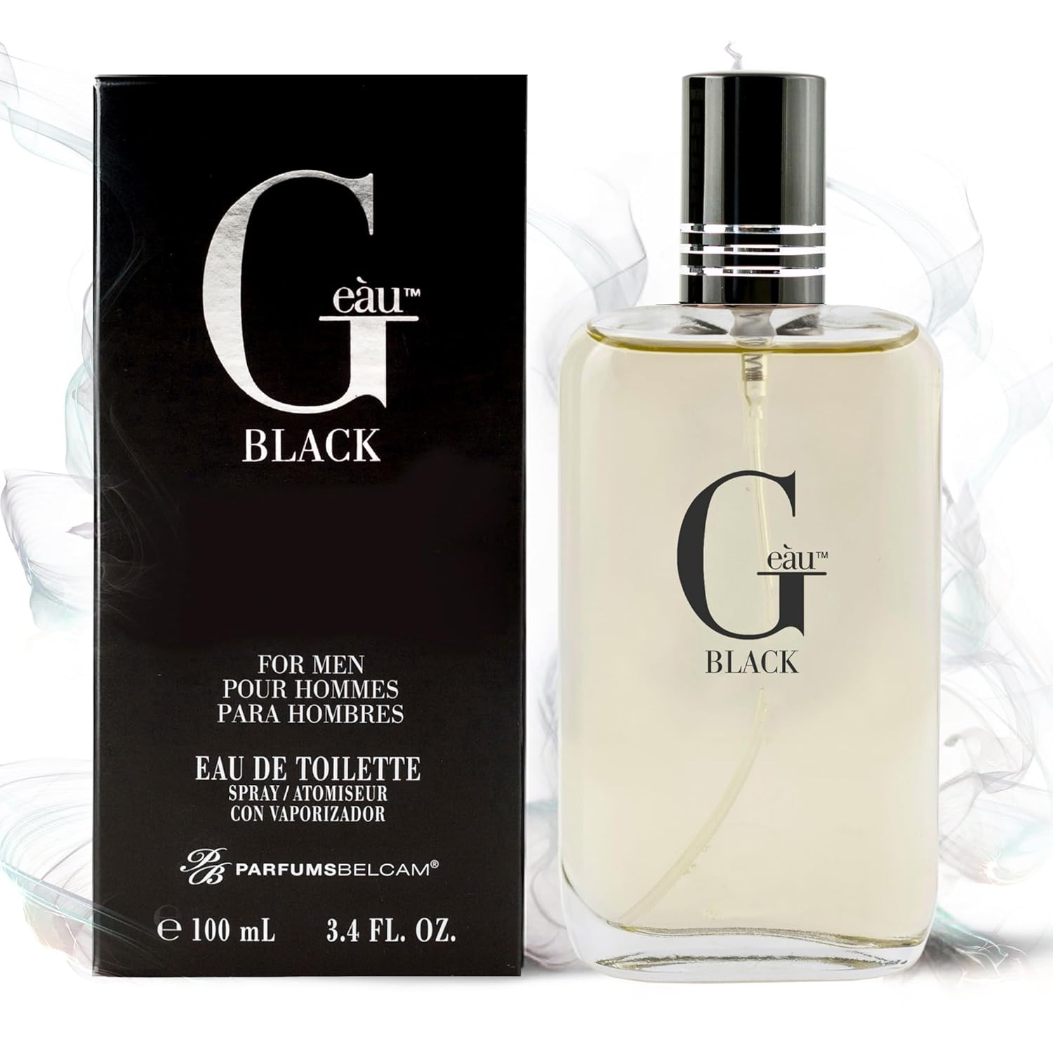 PB ParfumsBelcam G eàu Black Eau De Toilette Spray for Men – 100 mL Affordable, Long-Lasting F... | Amazon (US)