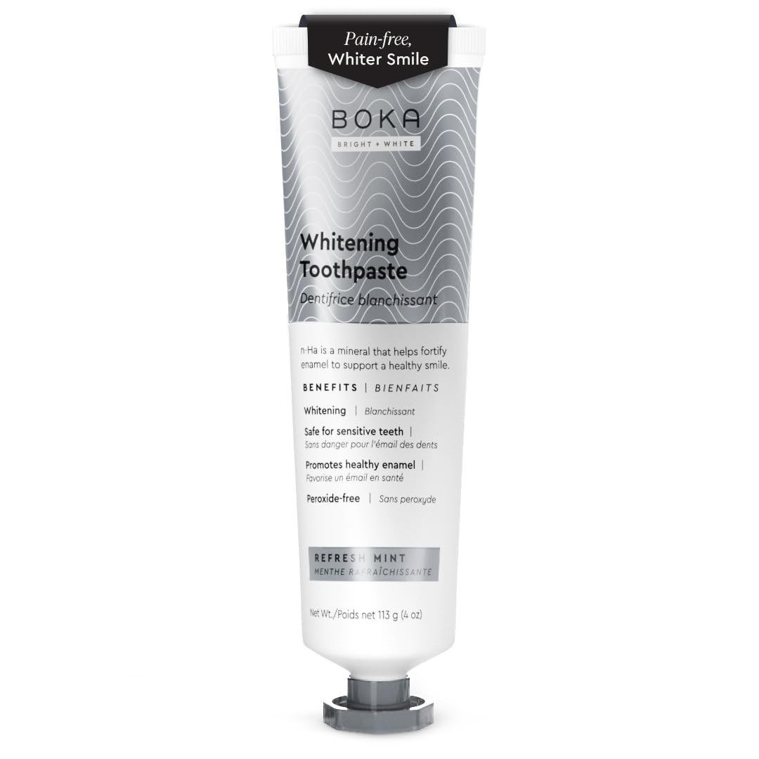 Boka Fluoride Free Toothpaste Nano Hydroxyapatite, Helps Remineralize, Appropriate for Sensitive ... | Amazon (US)