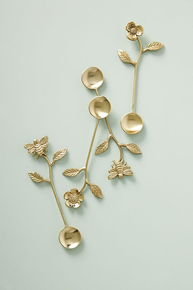 Meadowsweet Teaspoons, Set of 4 | Anthropologie (US)