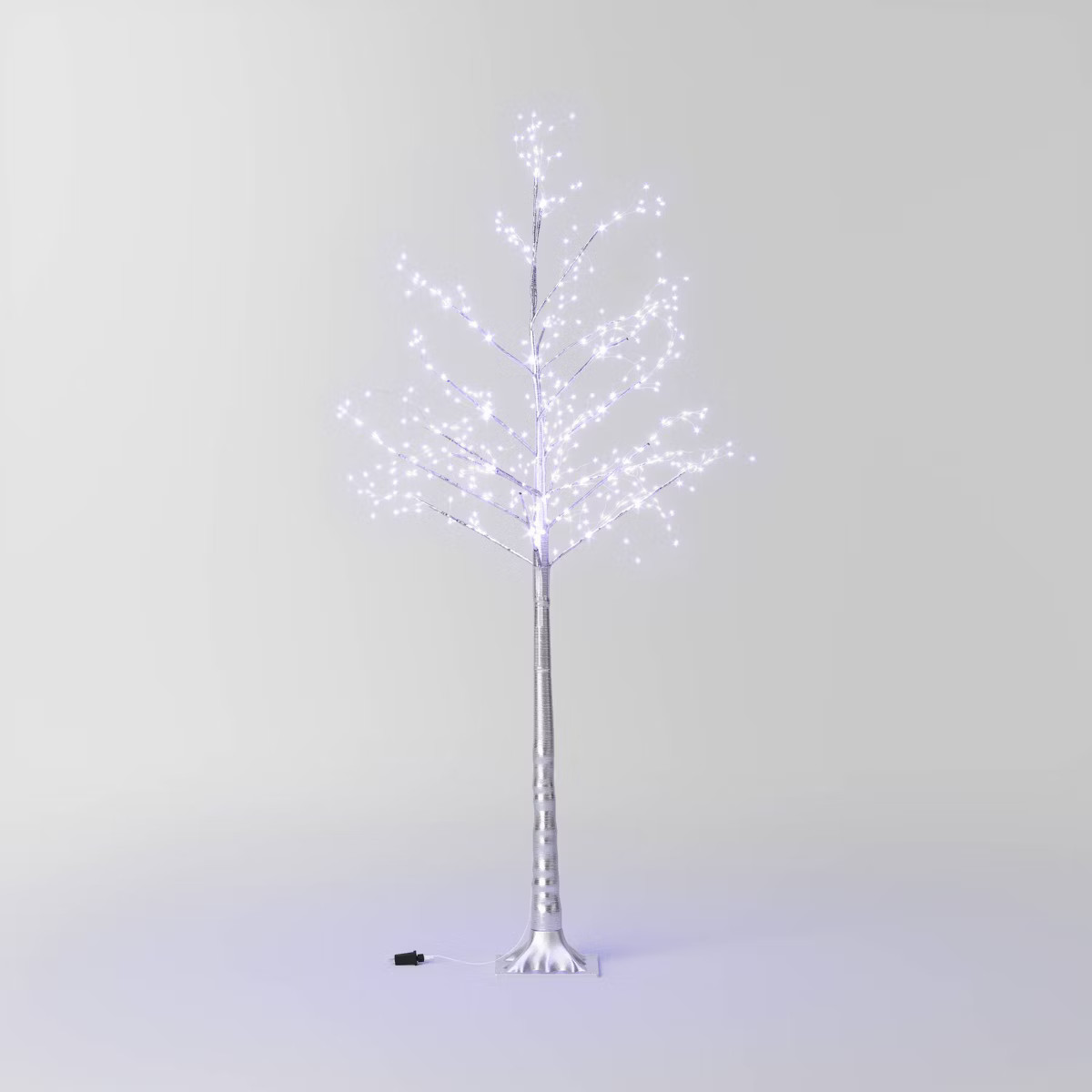 72" LED Silver Twig Tree Christmas Novelty Sculpture Light Pure White - Wondershop™ | Target