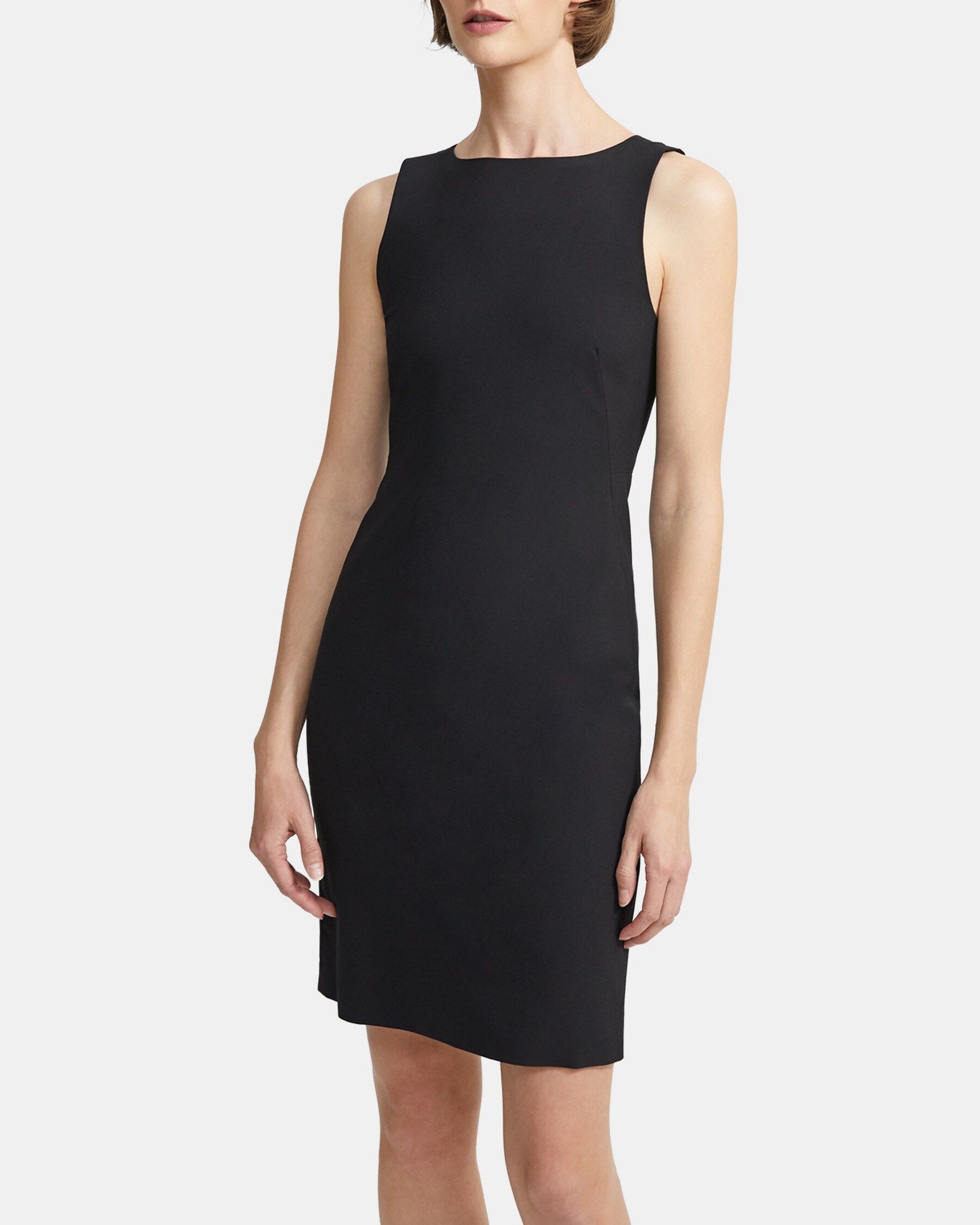 Sheath Dress in Stretch Wool | Theory Outlet