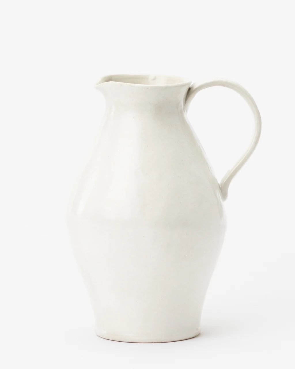 White Ceramic Pitcher | McGee & Co.