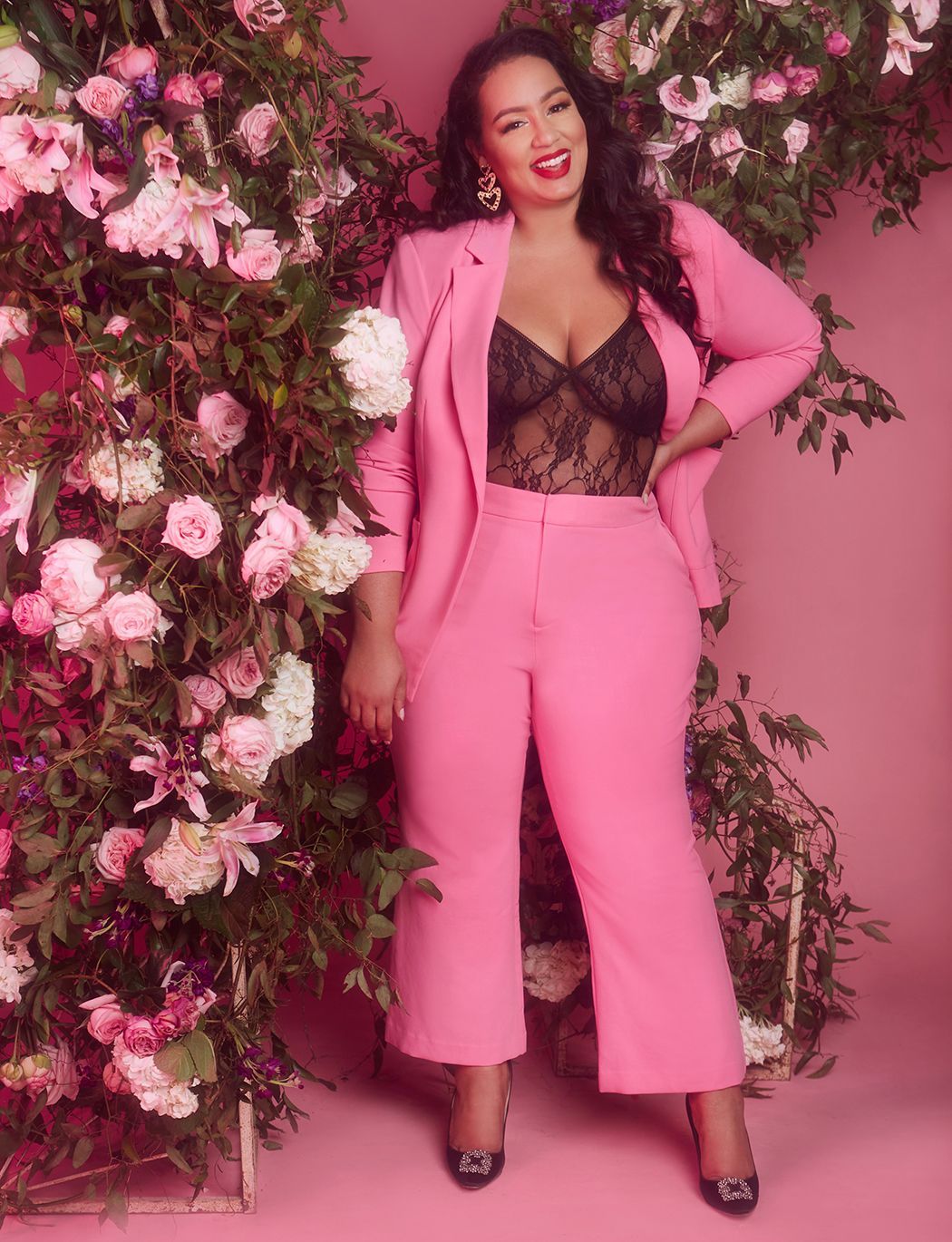 The 365 Suit Crop Flare Leg Trouser | Eloquii