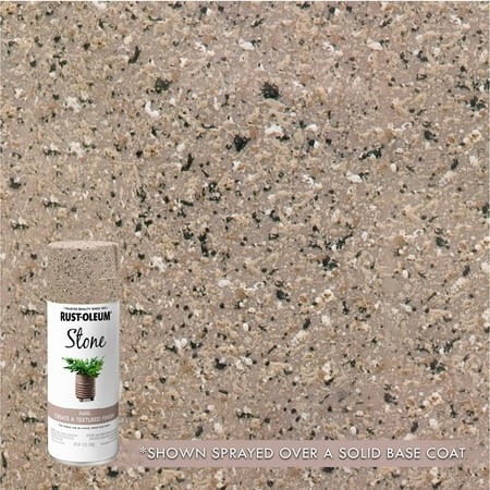 Pebble, Rust-Oleum Stone Textured Spray Paint, 12 oz | Walmart (US)