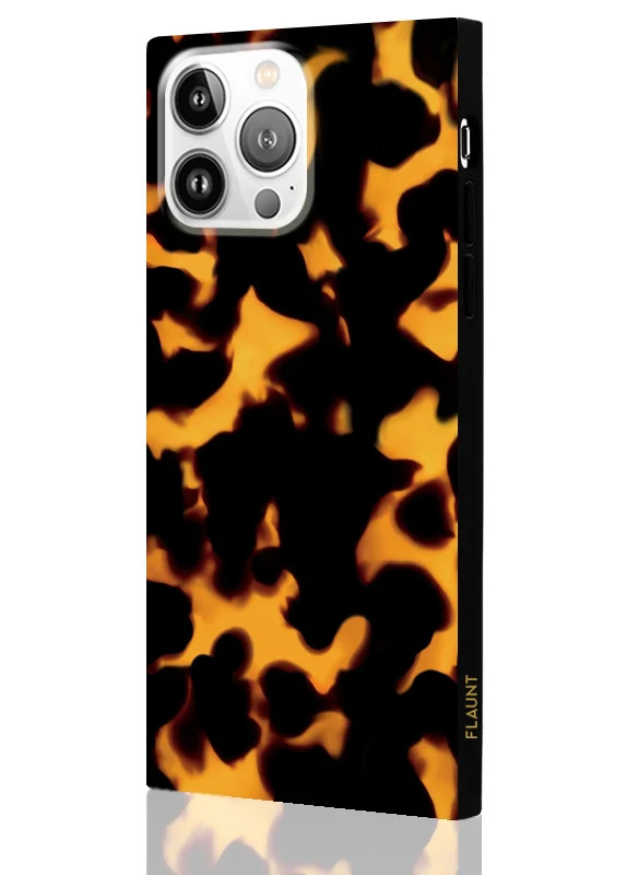 SQUARE® Tortoise Print iPhone Case | FLAUNT