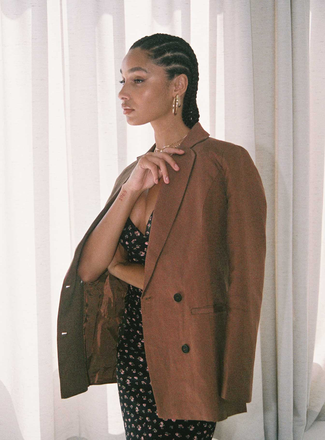 La Quinta Blazer Brown | Princess Polly AU