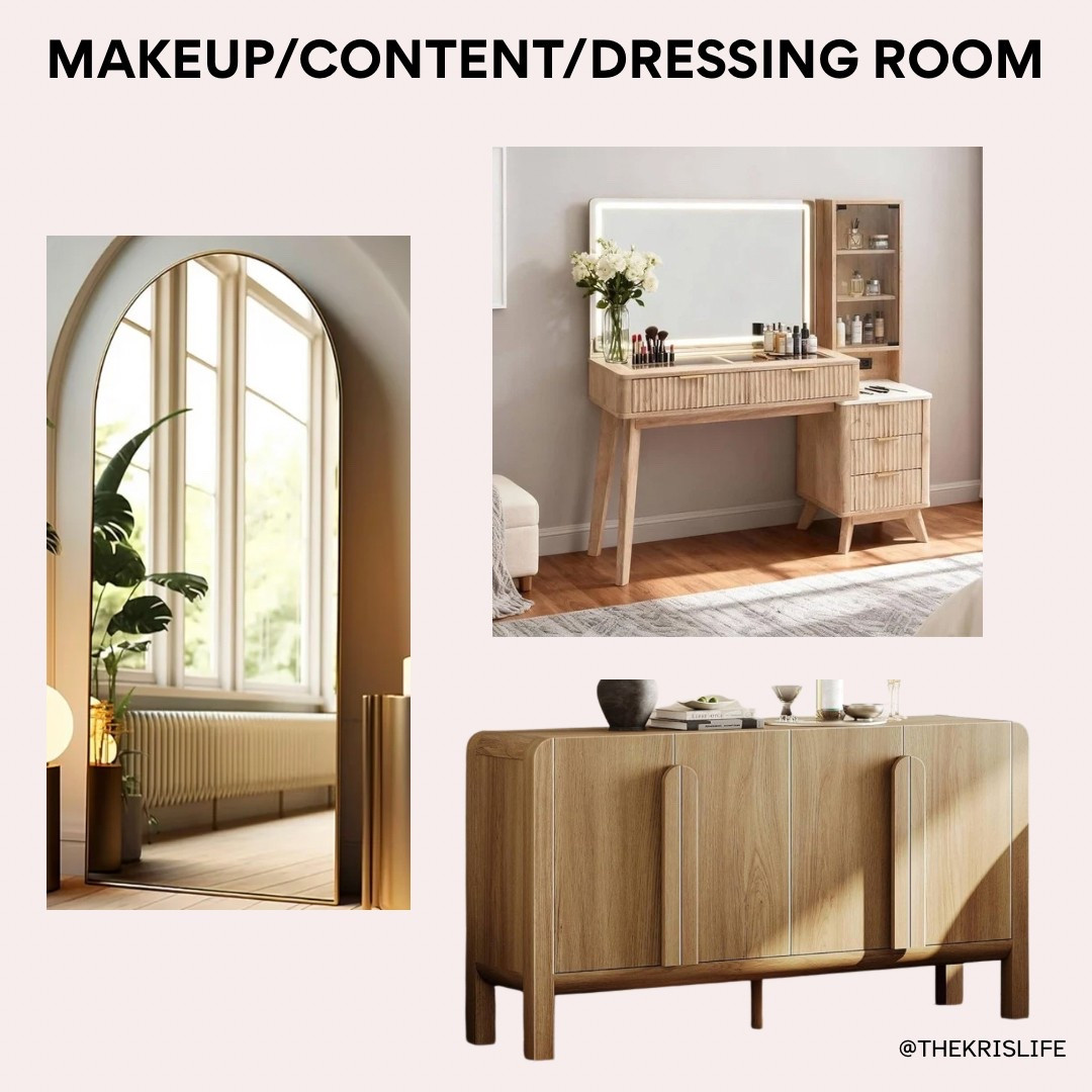 Want to create a makeup, content, or dressing room? Checkout these items! 

Full length mirror, vanity, vanity desk, console table, cabinet, home decor, closet, Black Friday 

#LTKSaleAlert #LTKHoliday #LTKHome