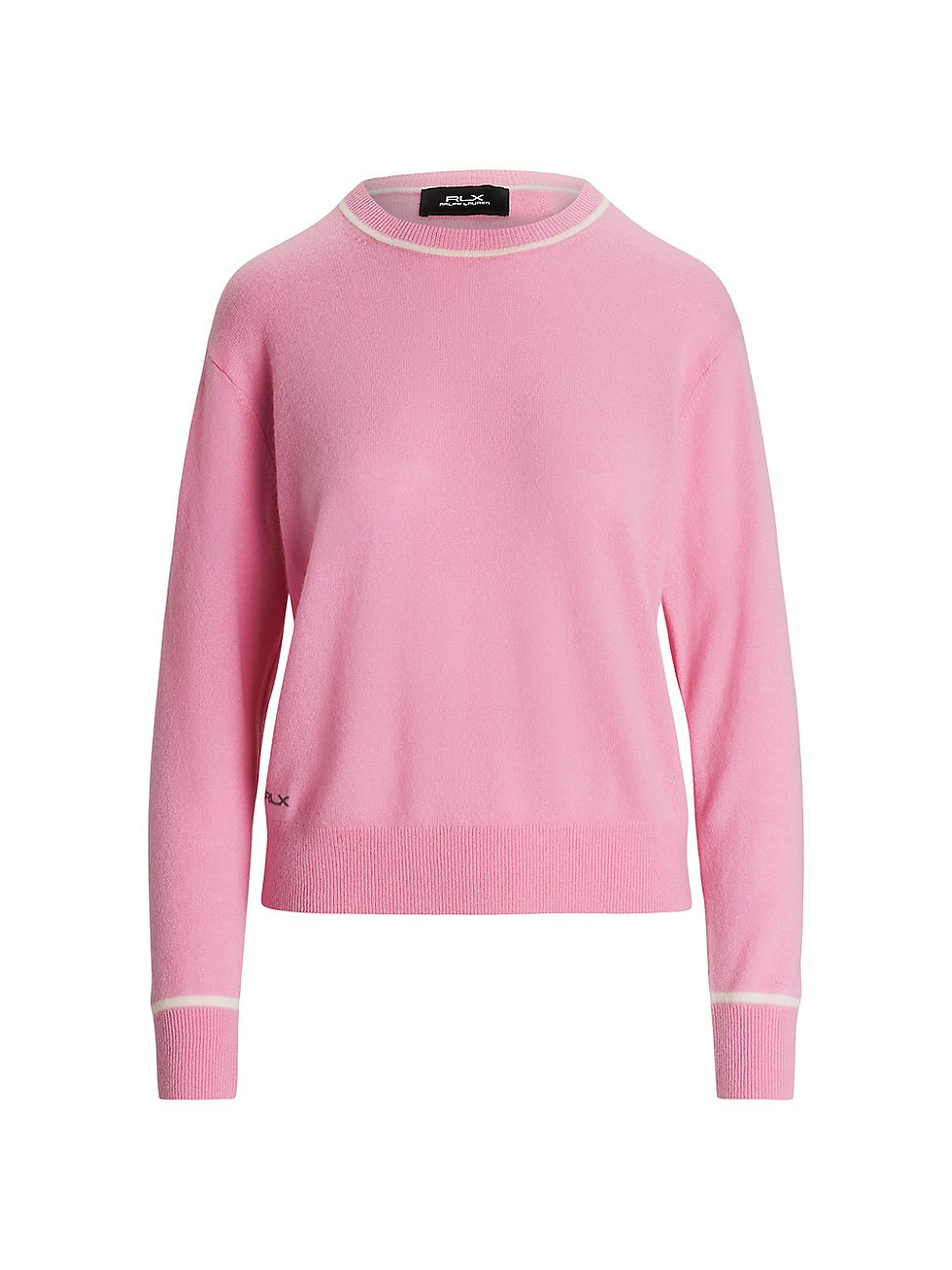 Women's Cashmere Crewneck Sweater - Pink Flamingo - Size XL | Saks Fifth Avenue