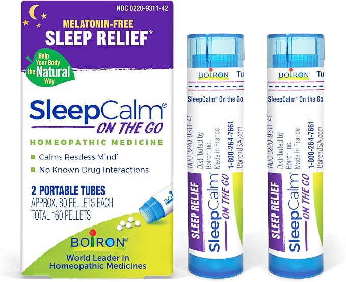 Boiron SleepCalm On The Go Sleep Aid for Deep, Relaxing, Restful Nighttime Sleep - Melatonin-Free... | Amazon (US)