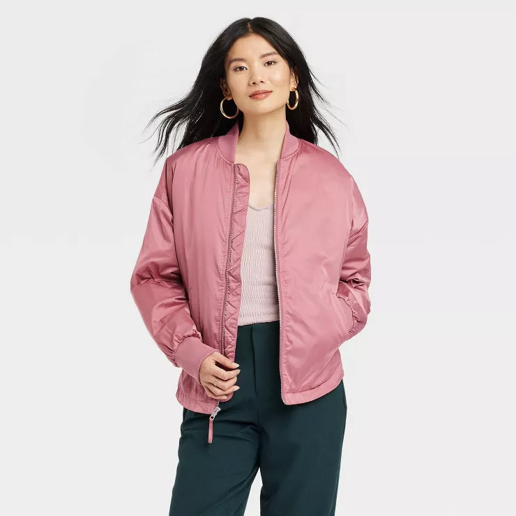 Women's Bomber Jacket - A New Day™ | Target