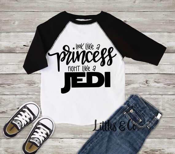 Toddler Girl Clothes Star Wars Jedi Princess / Birthday / Toddler Girls Clothing / Back To School... | Etsy (US)
