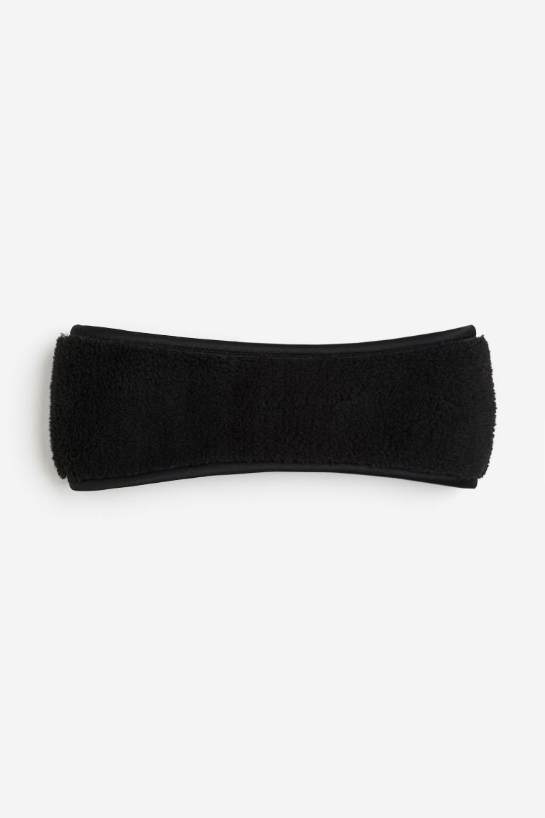 Stirnband aus Teddyfleece - Schwarz - Ladies | H&M DE | H&M (DE, AT, CH, NL, FI)