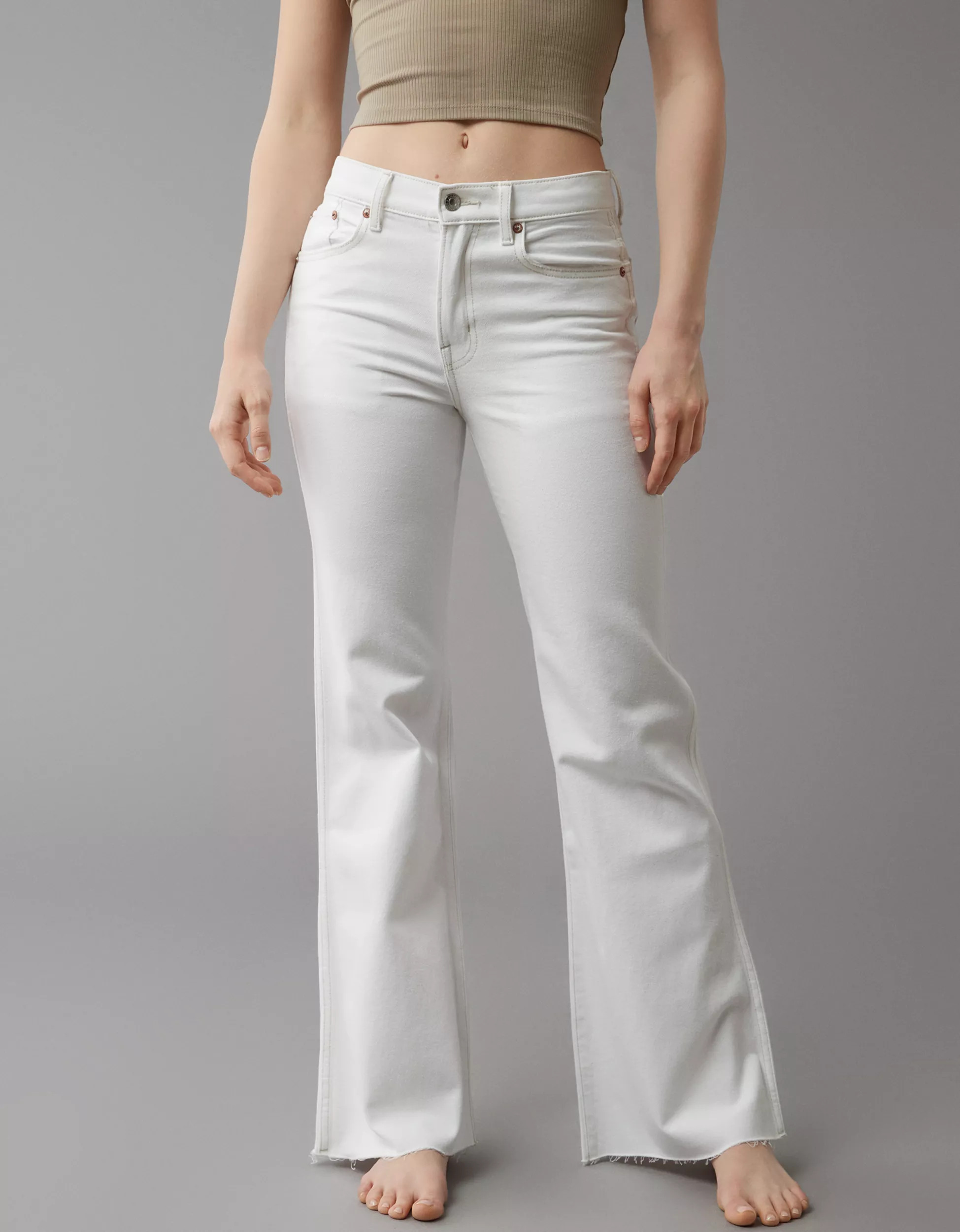 AE Strigid Low-Rise Baggy Flare Jean | American Eagle Outfitters (US & CA)