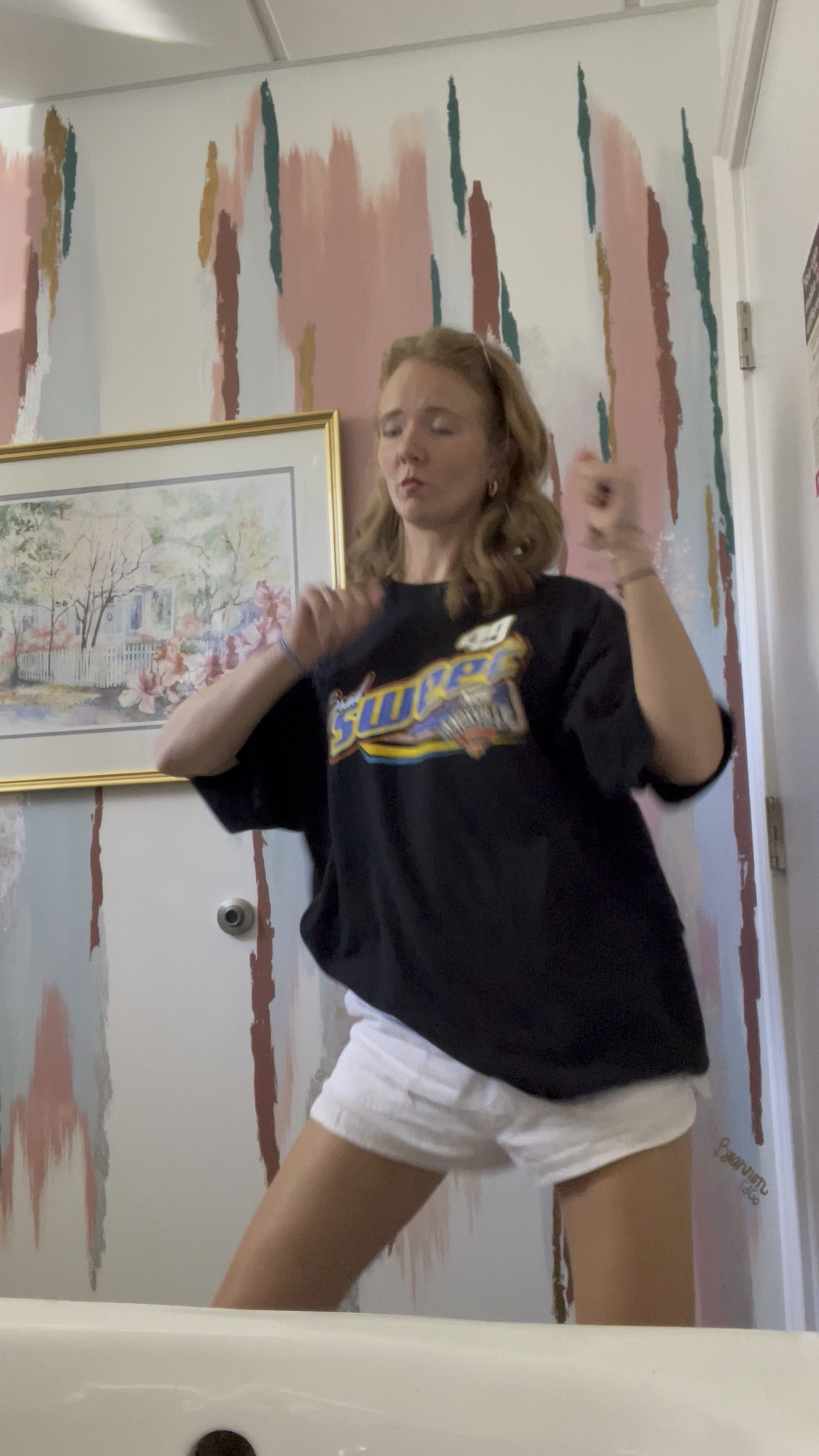 Dance it off , even in the coffee shop bathroom! 

#LTKootd #LTKSpringSale #LTKdayinmylife