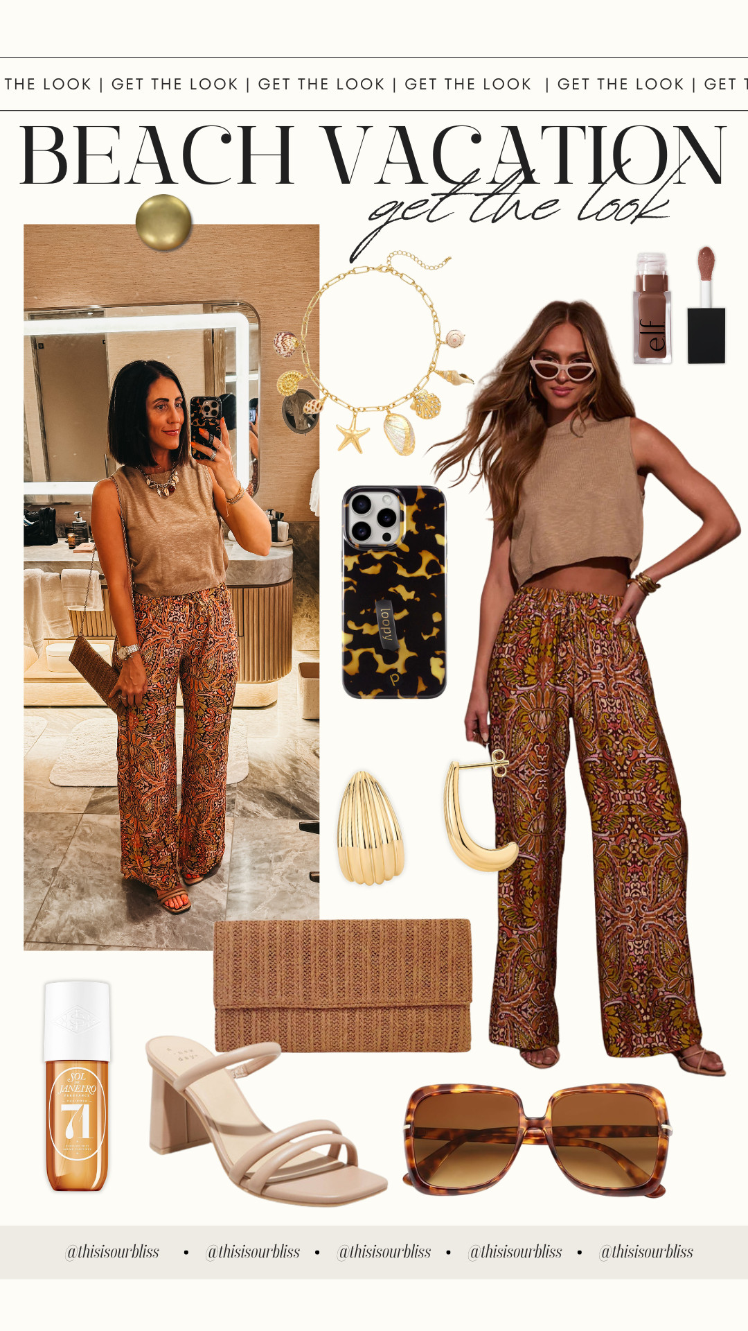 Beach vacation outfit idea! 🌴 This chic linen set from Vici is such an easy resort look. Styled with Amazon seashell jewelry, beige slip-on heels, and oversized tortoise square sunglasses for the perfect coastal vibe. Vacation outfits beach, spring break outfit, beach outfit, casual vacation outfit, Amazon, Vici finds, Amazon fashion, beach style  

 

#LTKootd #LTKSwim #LTKTravel