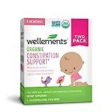 Wellements Organic Baby Constipation Support Relieves Occasional Constipation for Infants & Toddlers, No Harsh Laxatives, USDA Certified Organic, 4 Fl Oz (Pack of 2), 6 Months + | Amazon (US)