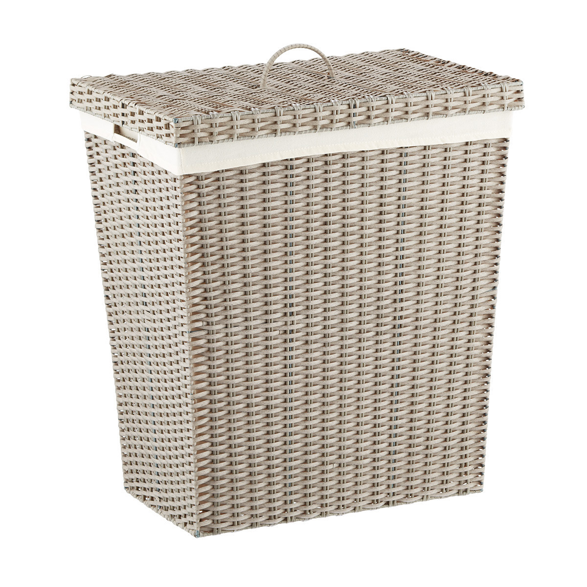 The Container Store Montauk Rectangular Hamper | The Container Store