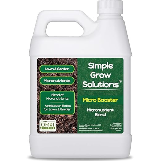 Organic Micronutrient Booster- Complete Plant & Turf Nutrients- Simple Grow Solutions- Garden & L... | Amazon (US)