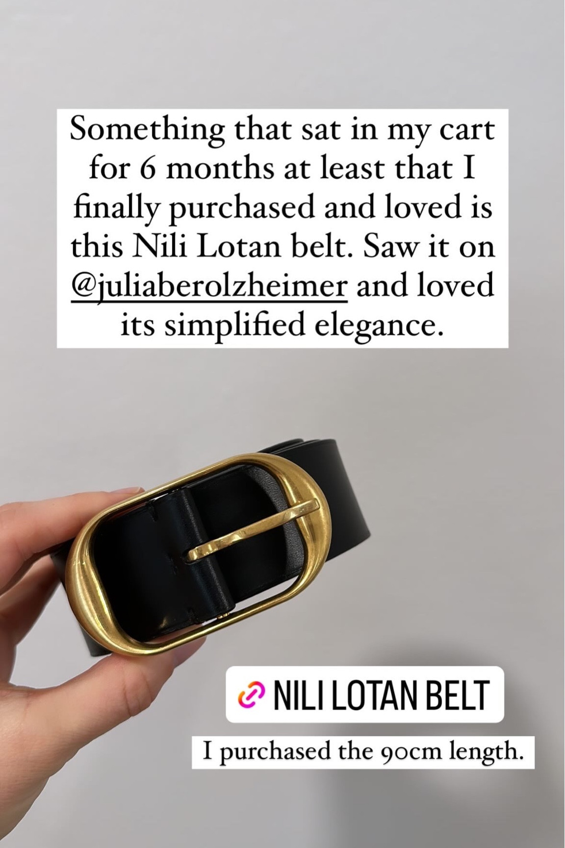 A very good belt. Happy to have it in my wardrobe!