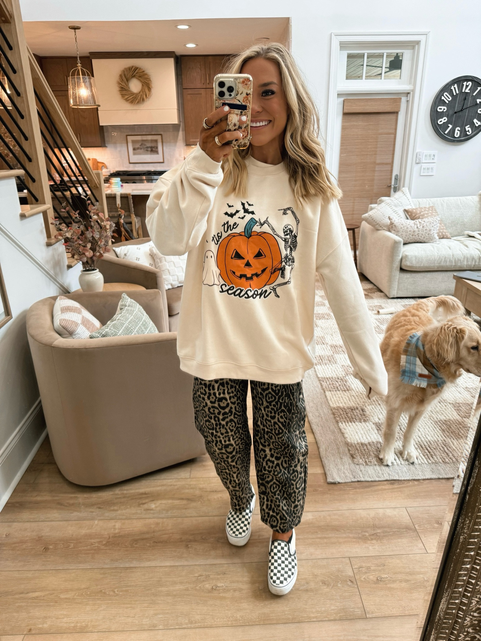 spooky szn is here🙌🏼🎃🍂👻 LOVING these Pink Lily graphic crewnecks! HOLLEYR20 gets you 20% off sitewide!🤎I like to do an XL for an oversized fit! 

Halloween fashion / fall fashion / casual graphic crewnecks / pink lily / Halloween graphic Crewneck / fall casual style / Holley Gabrielle 

#LTKFindsUnder50 #LTKSaleAlert #LTKSeasonal