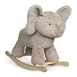 Baby GUND Elephant Rocker with Wooden Base Plush Stuffed Animal Nursery, Gray, 23" | Amazon (US)