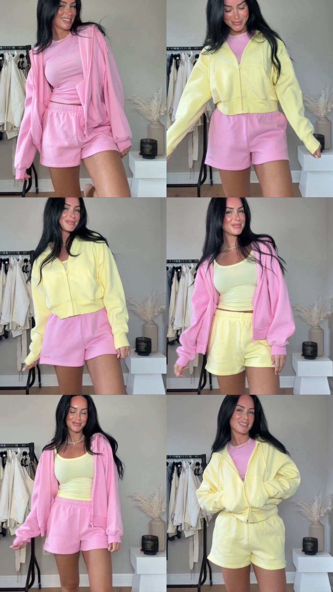 @Aritzia jellybean & lemonade 💛🩷

My sizing 5’7, 145lbs, 32dd
I’m wearing size small tops, size medium shorts 

#LTKootd #LTKTravel #LTKU