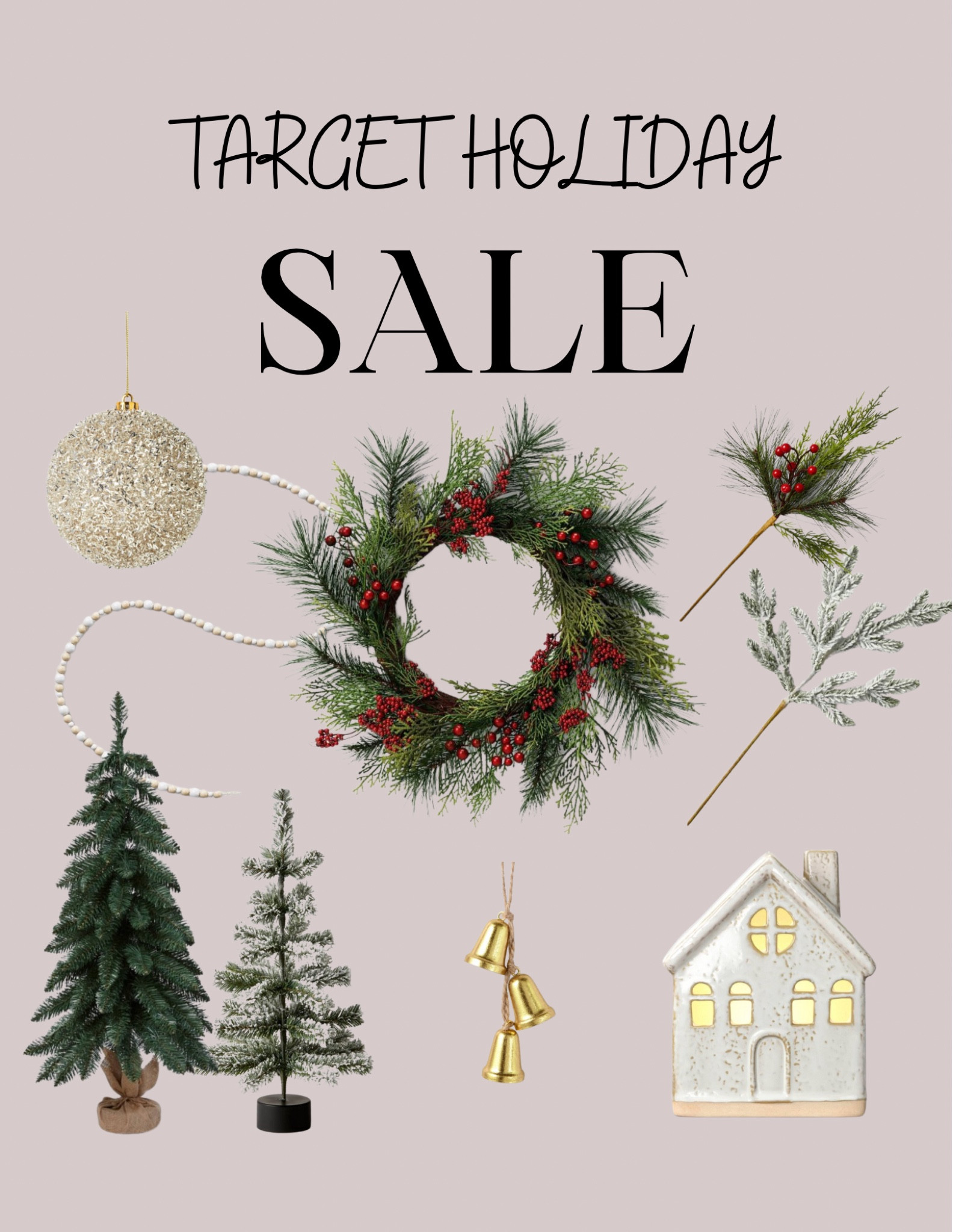Target Holiday SALE 🎯

All of the Christmas goodies at an unbeatable price!

Christmas Wreath, Christmas Ornament, Christmas Stems, Christmas Beads, Target Finds

#LTKfindsunder50 #LTKHoliday #LTKSeasonal