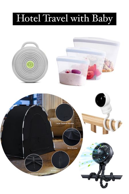 Hotel travel essentials for baby! 🏨 
- Crib tent: blocks out light and creates a separate space so you can still watch TV and move freely at night
- Camera & adjustable mount: Allows you to keep eyes on baby in their space
- Fan & sound machine: Keeps baby cool and adds white noise
- Stand-up Stasher Bags: Sanitary space to easily wash bottle parts in the hotel sink



#LTKfamily #LTKbump #LTKkids